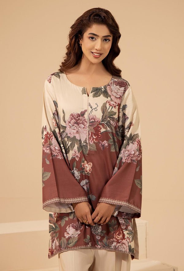 Adans Libas | Winter Slub 25 | SLUB 7560 - is Cream dress from Adans Libas - Ladies Clothes - Maria Faisal