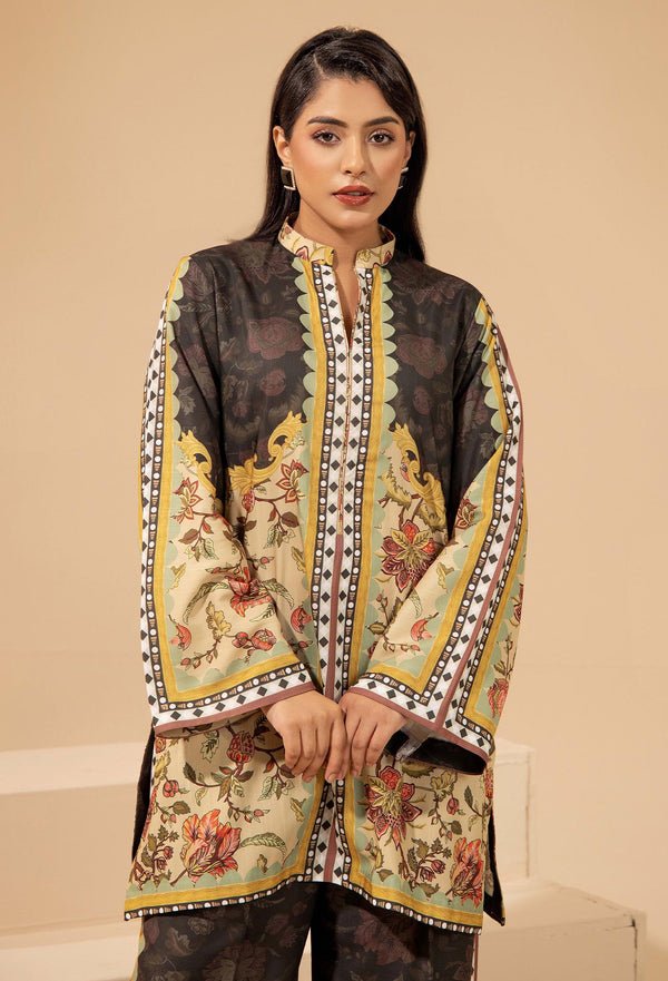 Adans Libas | Winter Slub 25 | SLUB 7561 - is Beige dress from Adans Libas - Ladies Clothes - Maria Faisal