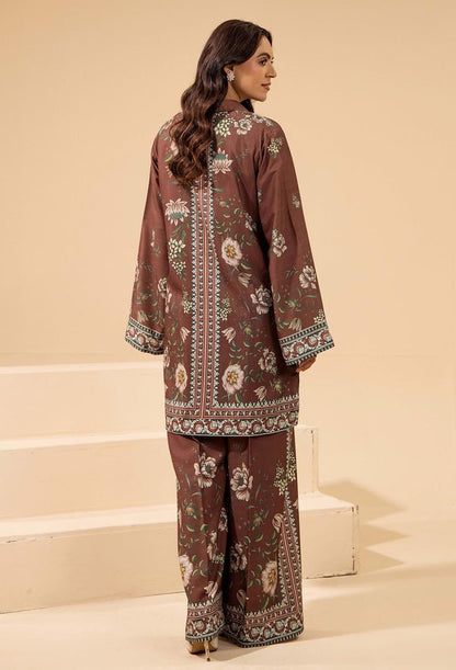 Adans Libas | Winter Slub 25 | SLUB 7564 - is Brown dress from Adans Libas - Ladies Clothes - Maria Faisal