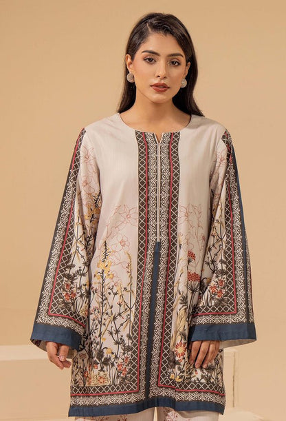 Adans Libas | Winter Slub 25 | SLUB 7566 - is Ivory dress from Adans Libas - Ladies Clothes - Maria Faisal