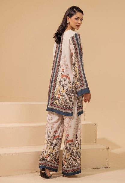 Adans Libas | Winter Slub 25 | SLUB 7566 - is Ivory dress from Adans Libas - Ladies Clothes - Maria Faisal