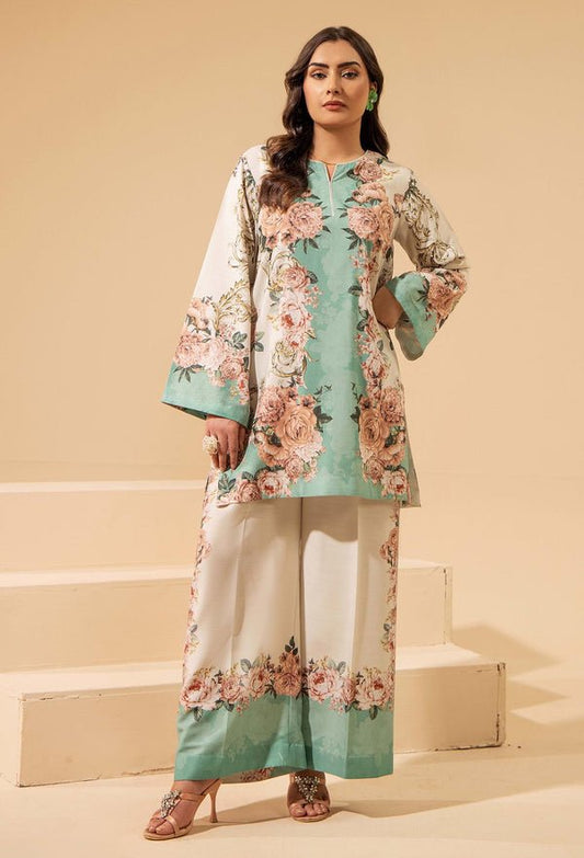 Adans Libas | Winter Slub 25 | SLUB 7568 - is Off White dress from Adans Libas - Ladies Clothes - Maria Faisal