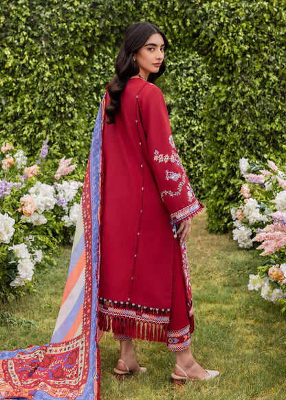 Sadaf Fawad Khan | Lawn 24 | Suzani (B) - Designer Dress with Intricate embroidery and embellishments. Shop elegent wedding dress at Maria Faisal.