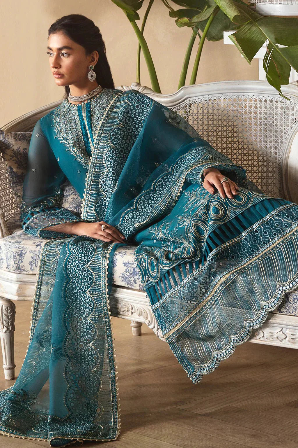 Afrozeh | La Fuchsia 24 | Liana - Pakistani Dress - Maria Faisal