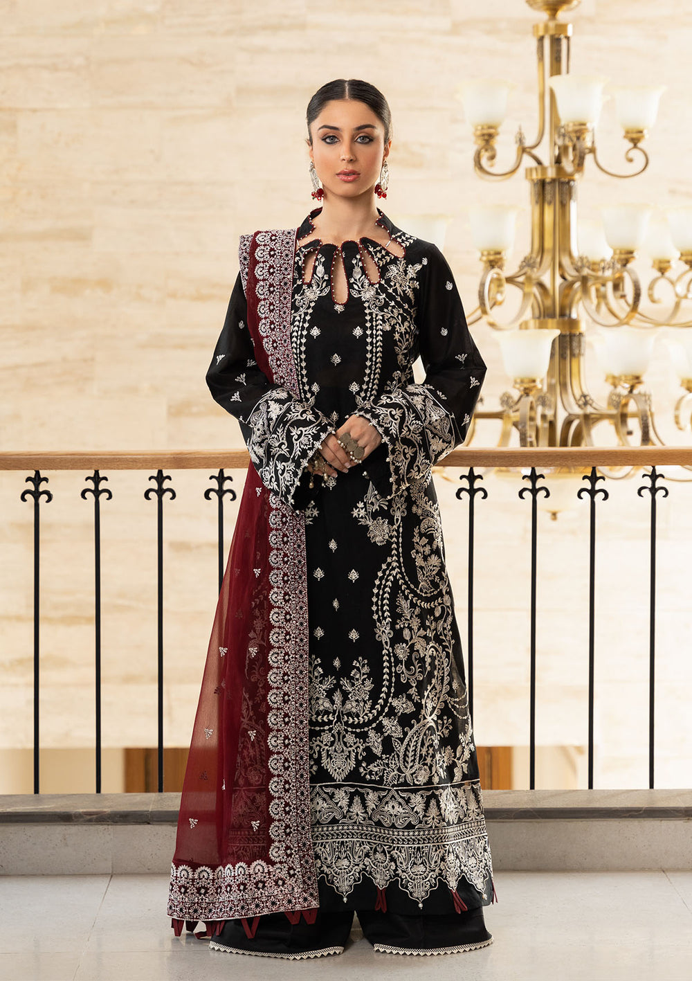 Aik Atelier | Samah Lawn 24 | LOOK 01 - Designer Dress - Maria Faisal