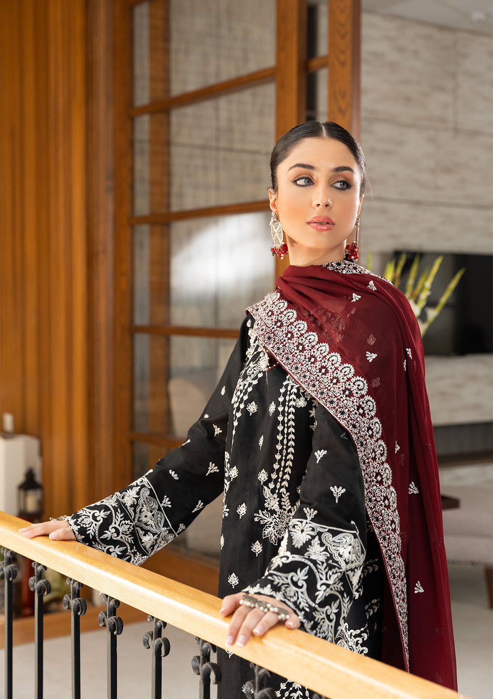 Aik Atelier | Samah Lawn 24 | LOOK 01 - Designer Dress - Maria Faisal