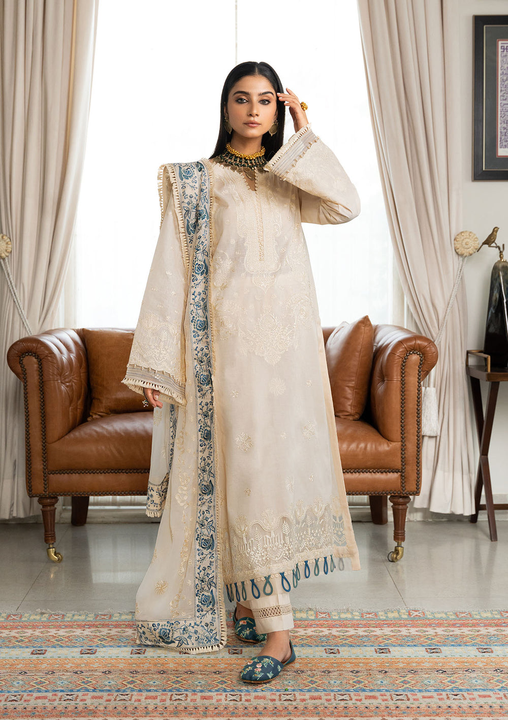 Aik Atelier | Samah Lawn 24 | LOOK 02 - Designer Dress - Maria Faisal