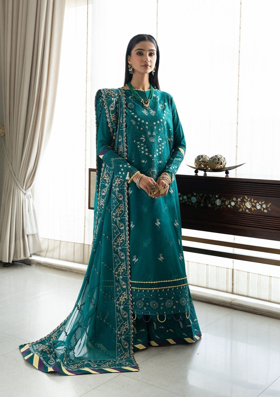 Aik Atelier | Samah Lawn 24 | LOOK 04 - Designer Dress - Maria Faisal