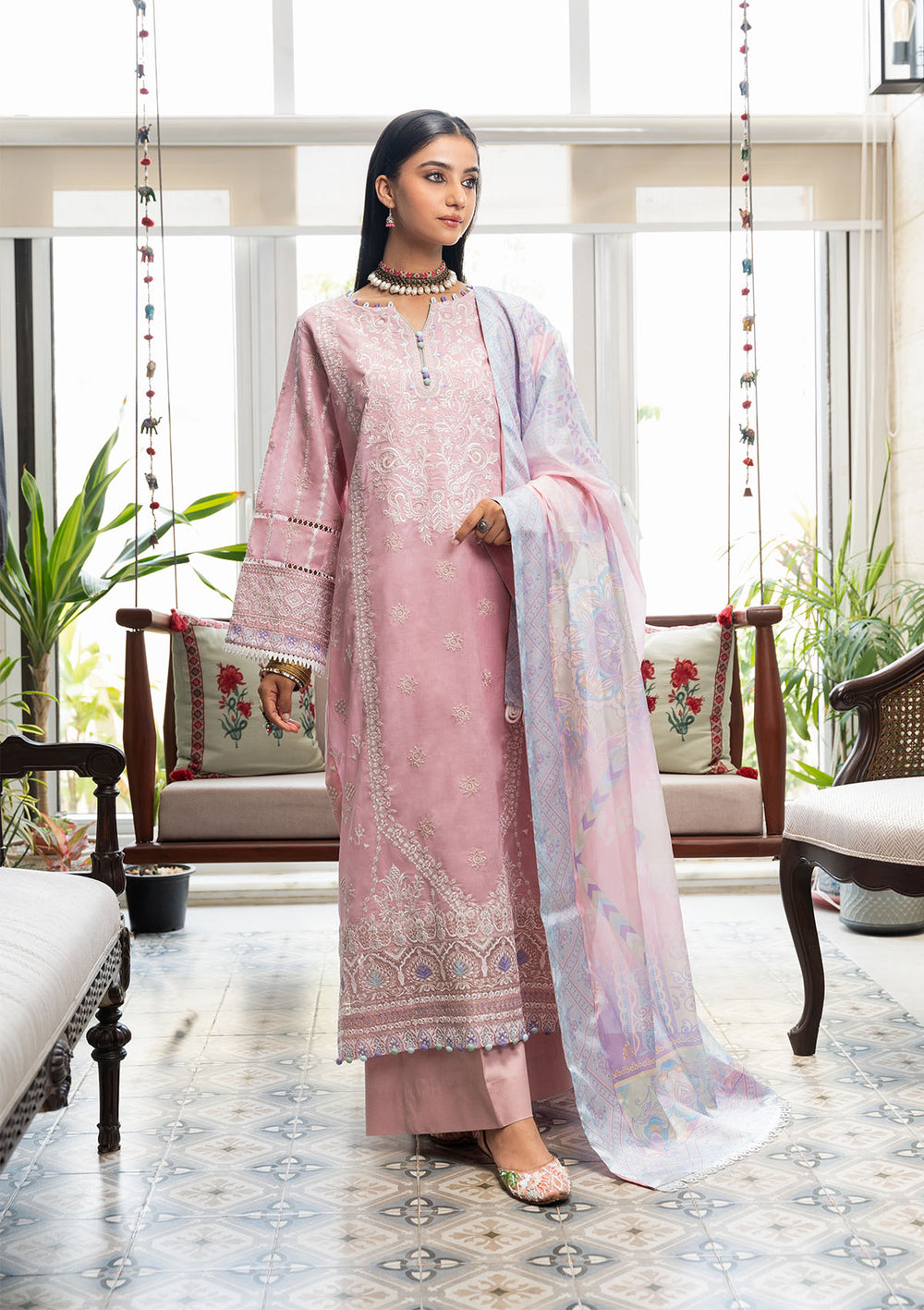 Aik Atelier | Samah Lawn 24 | LOOK 06 - Designer Dress - Maria Faisal