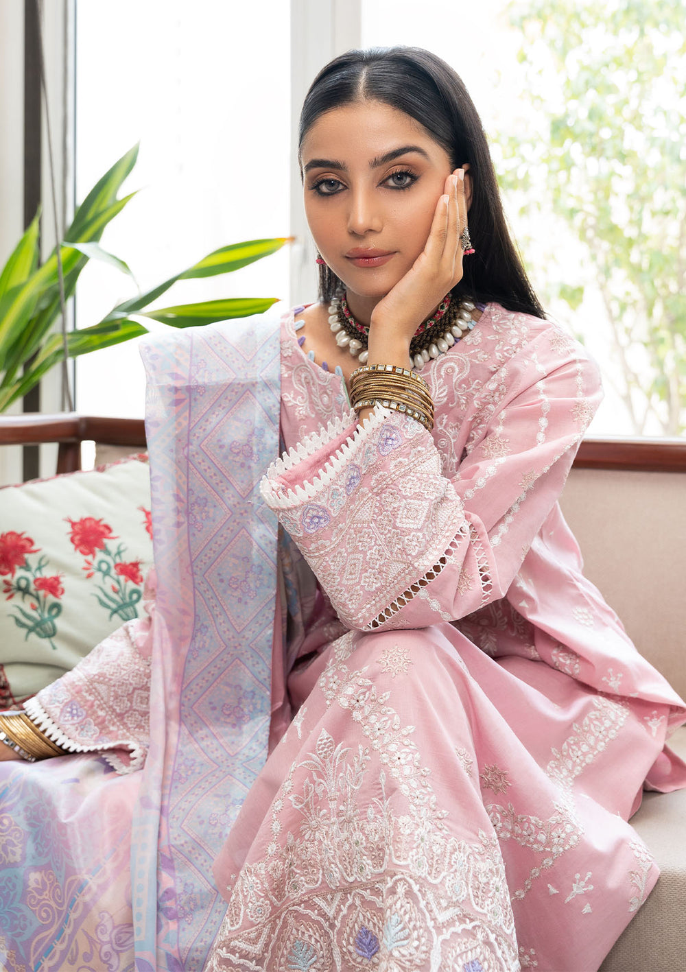 Aik Atelier | Samah Lawn 24 | LOOK 06 - Designer Dress - Maria Faisal