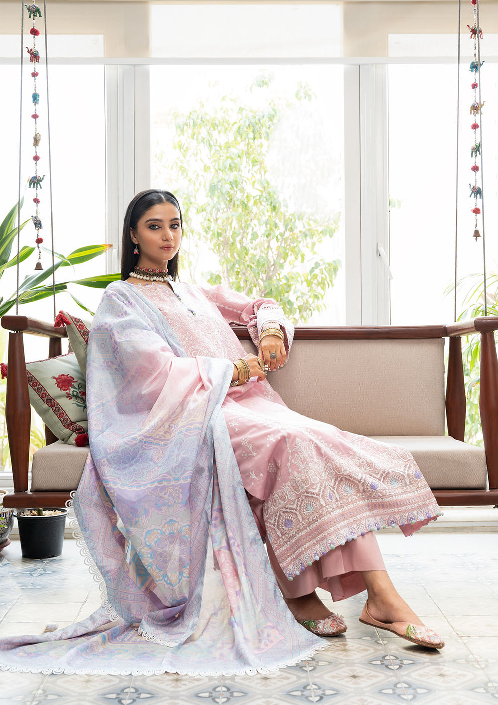 Aik Atelier | Samah Lawn 24 | LOOK 06 - Designer Dress - Maria Faisal