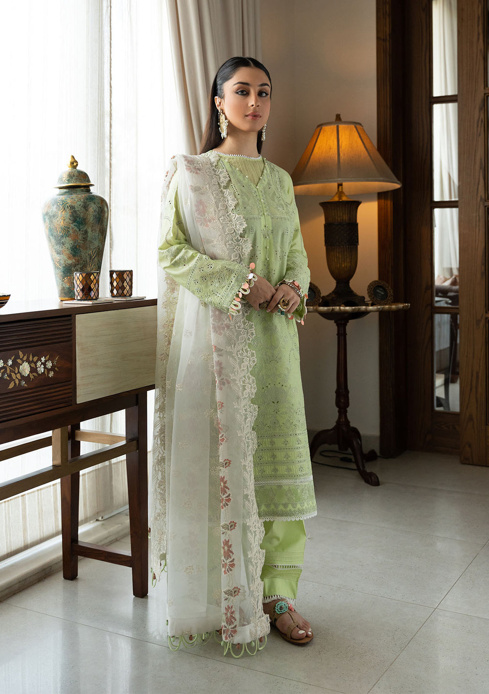 Aik Atelier | Samah Lawn 24 | LOOK 07 - Designer Dress - Maria Faisal