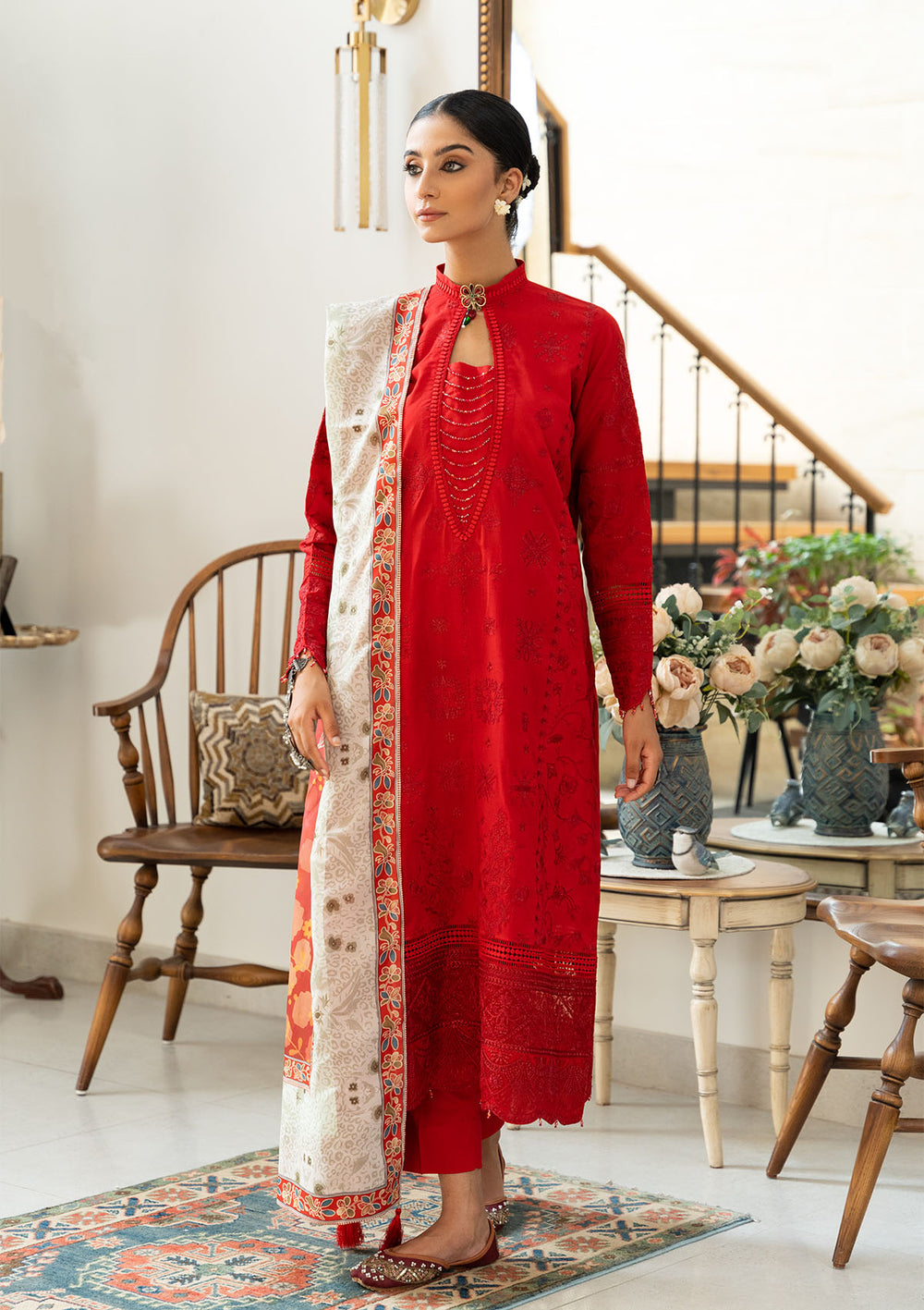 Aik Atelier | Samah Lawn 24 | LOOK 08 - Waniyas