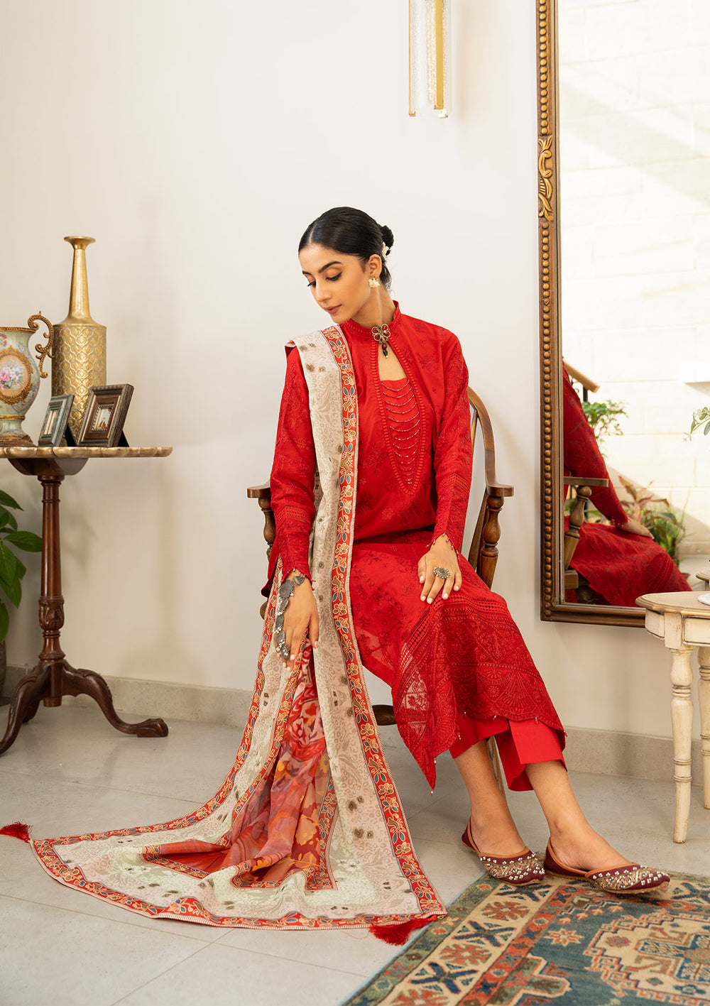 Aik Atelier | Samah Lawn 24 | LOOK 08 - Designer Dress - Maria Faisal