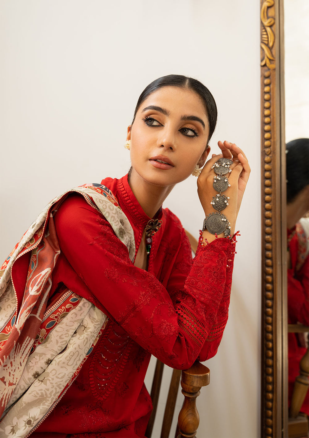 Aik Atelier | Samah Lawn 24 | LOOK 08 - Designer Dress - Maria Faisal