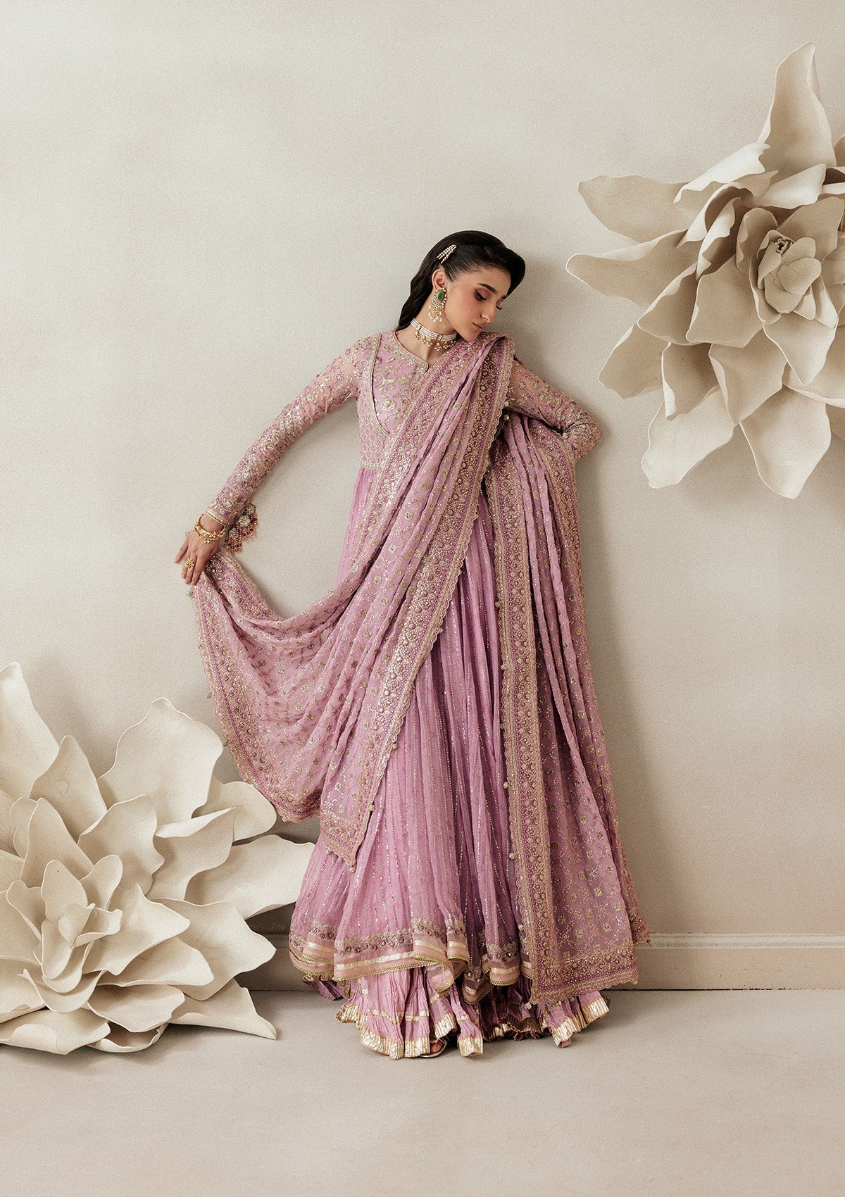 Aik Atelier | Aik Sham 26 | VOL. 1 - LOOK 01 - Formal Dress - available at Maria Faisal in UK and USA.