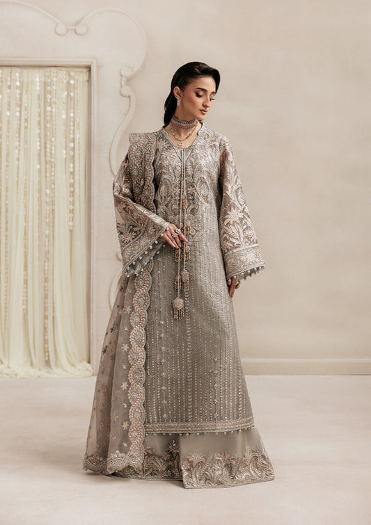 Aik Atelier | Aik Sham 26 | VOL. 1 - LOOK 02 - Formal Dress - available at Maria Faisal in UK and USA.