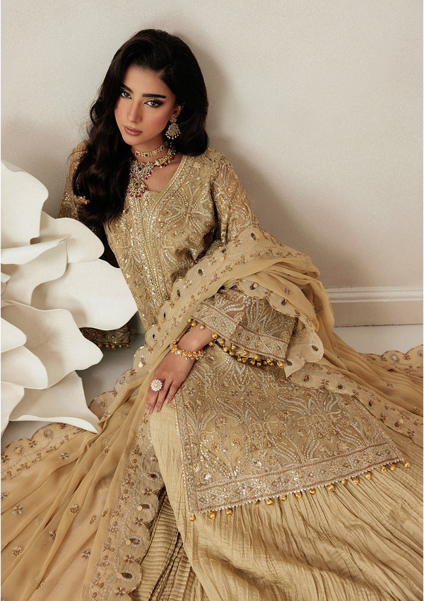 Aik Atelier | Aik Sham 26 | VOL. 1 - LOOK 03 - Formal Dress - available at Maria Faisal in UK and USA.