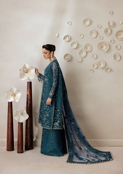 Aik Atelier | Aik Sham 26 | VOL. 1 - LOOK 04 - Formal Dress - available at Maria Faisal in UK and USA.