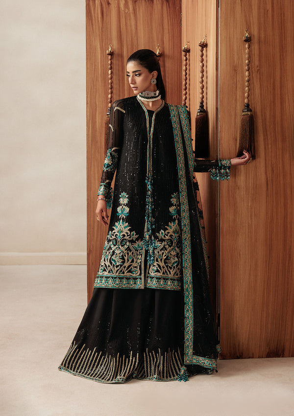 Aik Atelier | Aik Sham 26 | VOL. 1 - LOOK 05 - Formal Dress - available at Maria Faisal in UK and USA.