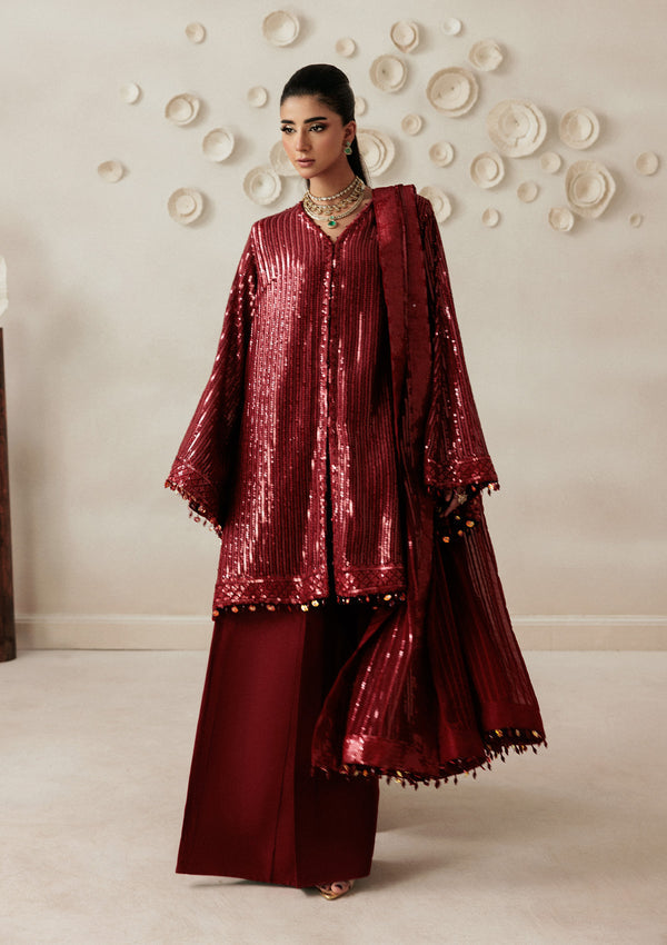 Aik Atelier | Aik Sham 26 | VOL. 1 - LOOK 08 - Formal Dress - available at Maria Faisal in UK and USA.
