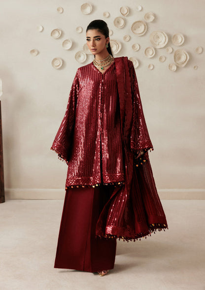 Aik Atelier | Aik Sham 26 | VOL. 1 - LOOK 08 - Formal Dress - available at Maria Faisal in UK and USA.