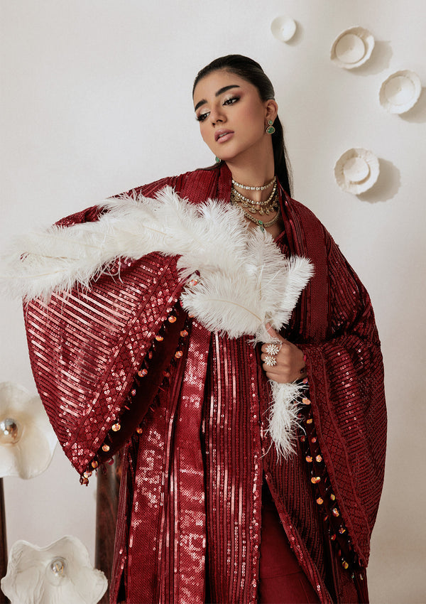 Aik Atelier | Aik Sham 26 | VOL. 1 - LOOK 08 - Formal Dress - available at Maria Faisal in UK and USA.