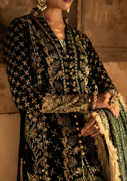 Aik Atelier | Dastoor Velvet 24 | DASTOOR - LOOK 02 - Ladies Clothes - Maria Faisal