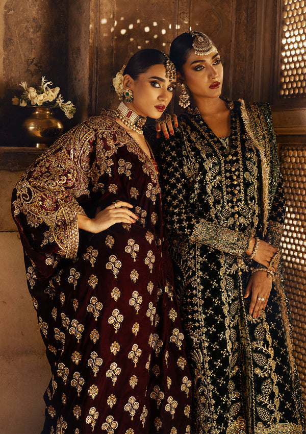 Aik Atelier | Dastoor Velvet 24 | DASTOOR - LOOK 03 - Ladies Clothes - Maria Faisal