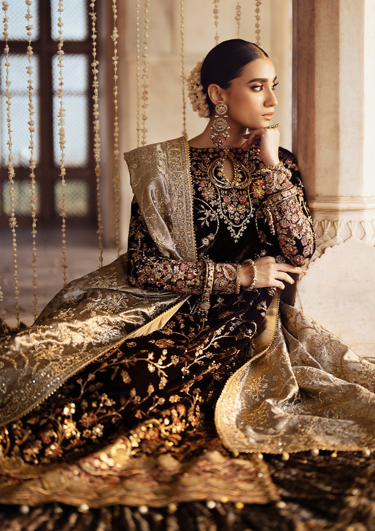 Aik Atelier | Dastoor Velvet 24 | DASTOOR - LOOK 09 - Ladies Clothes - Maria Faisal