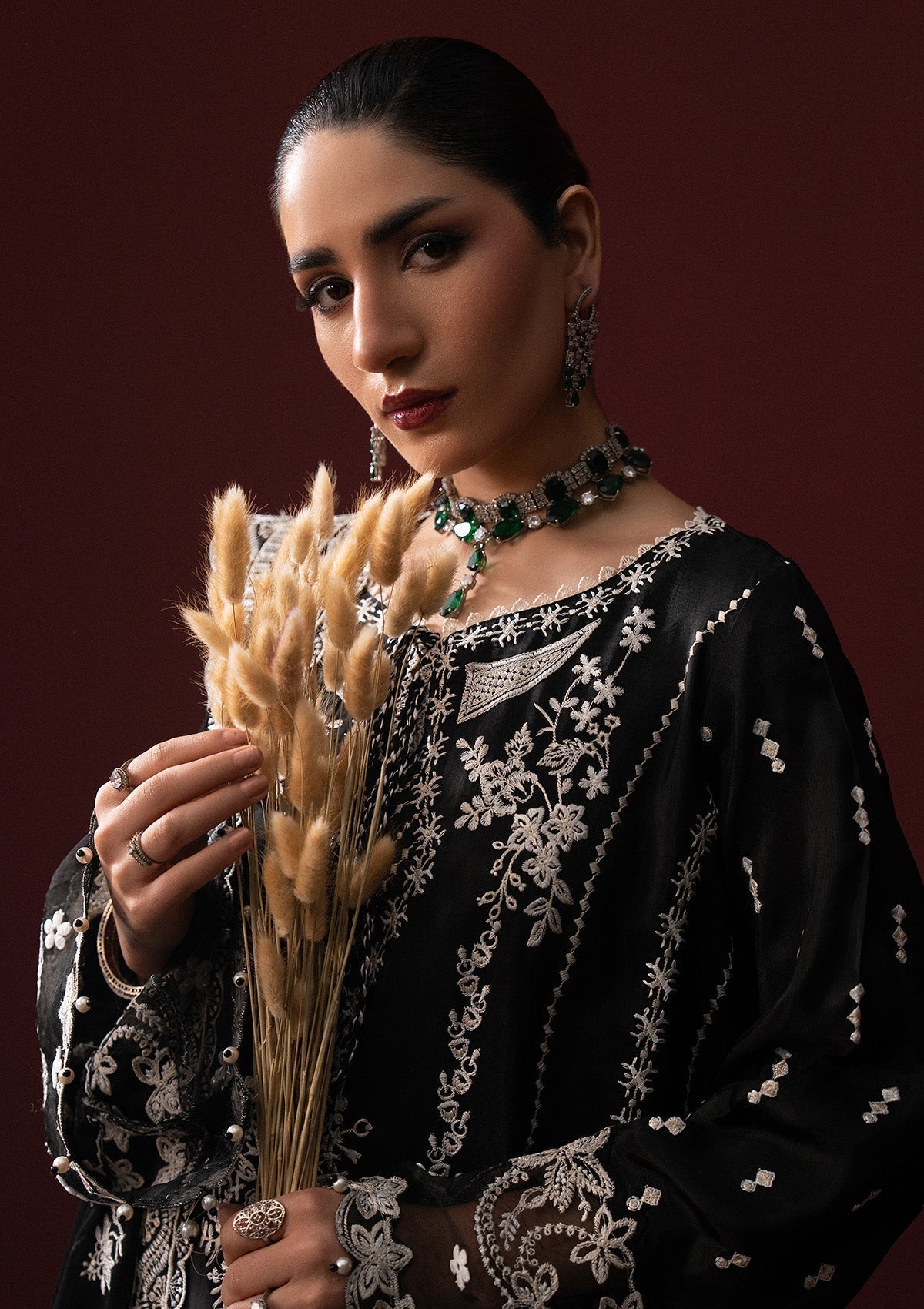 Aik Atelier | Lady Aik 25 | LOOK 02 - Formal Dress - available at Maria Faisal in UK and USA.