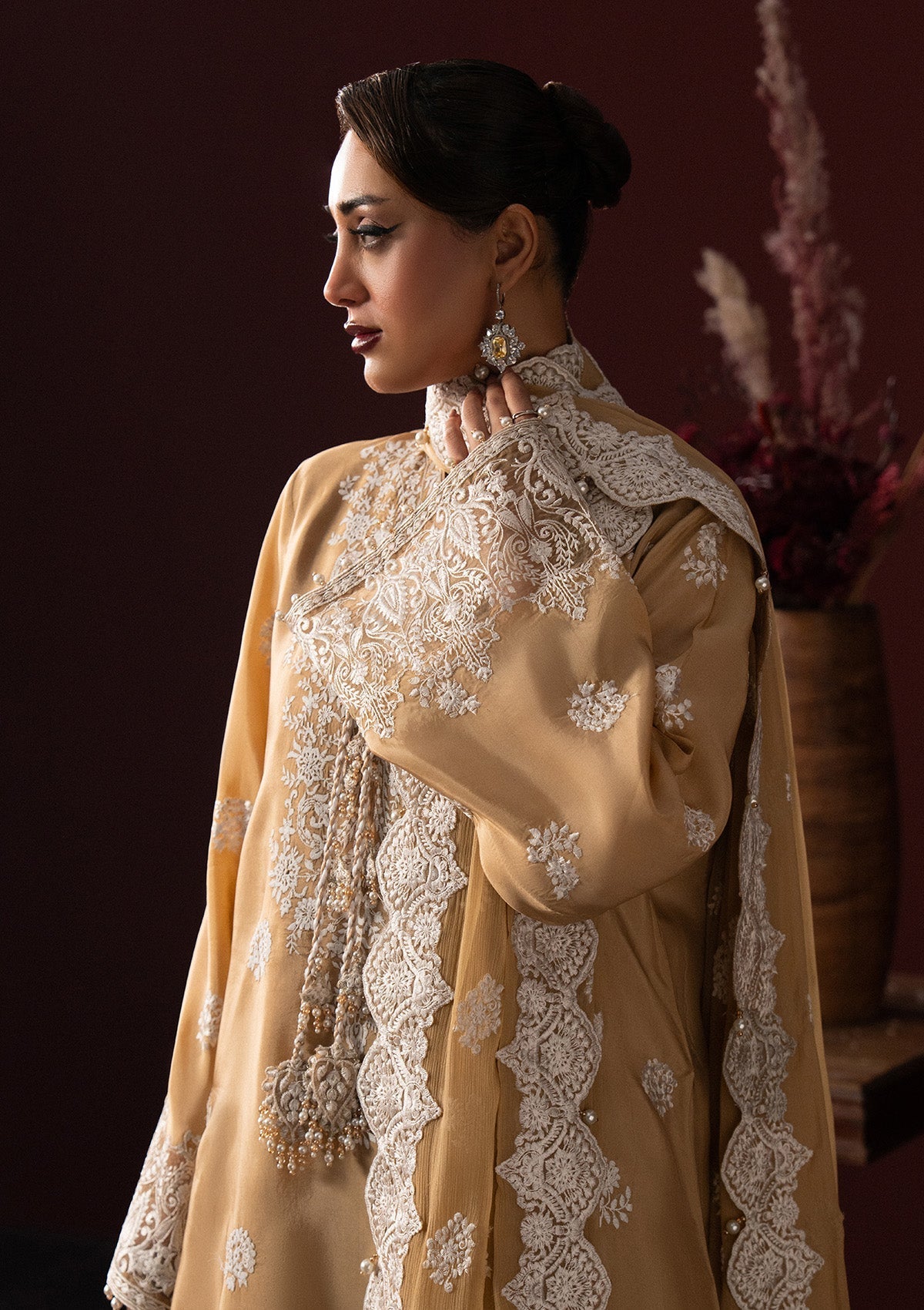 Aik Atelier | Lady Aik 25 | LOOK 04 - Formal Dress - available at Maria Faisal in UK and USA.