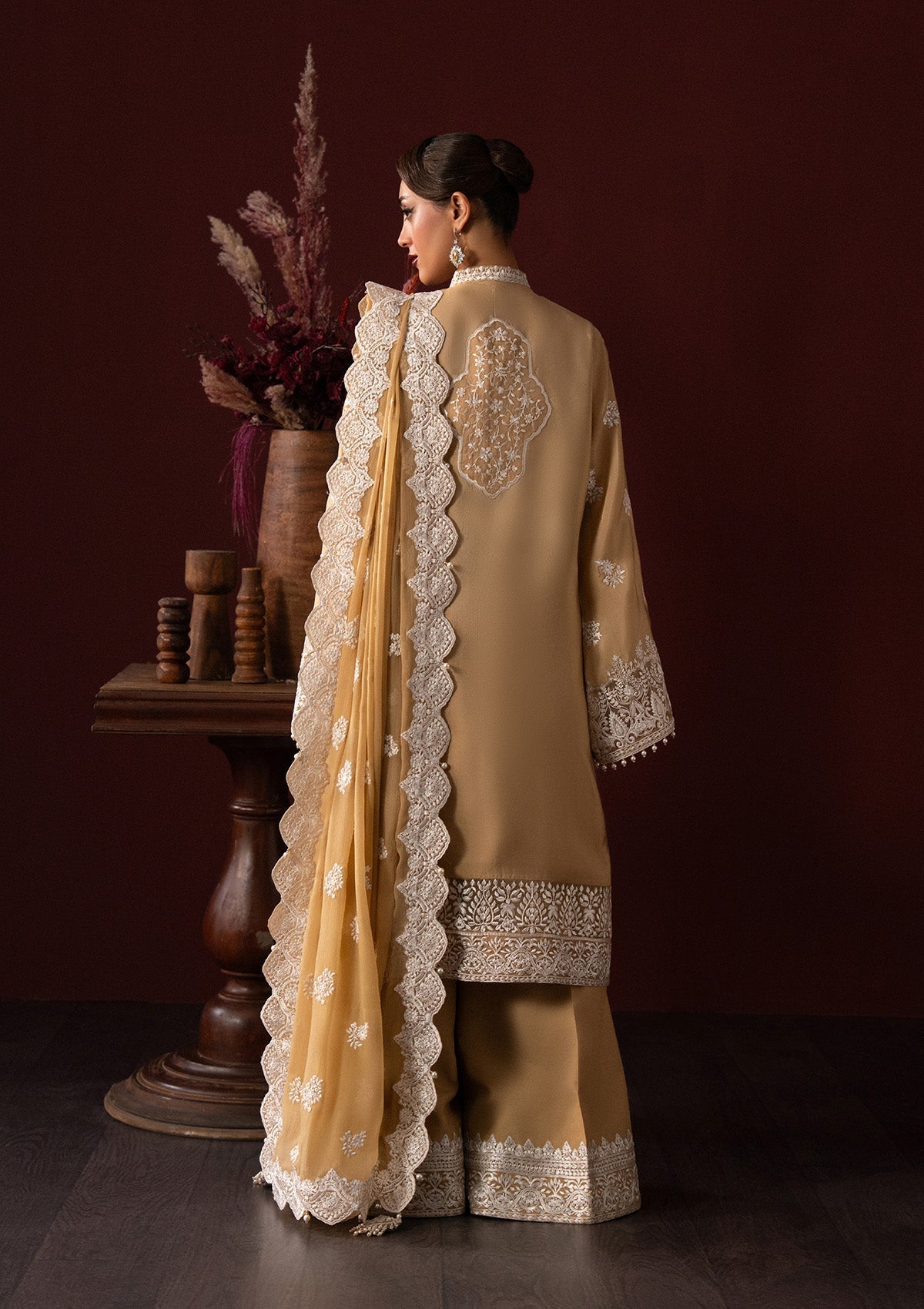 Aik Atelier | Lady Aik 25 | LOOK 04 - Formal Dress - available at Maria Faisal in UK and USA.