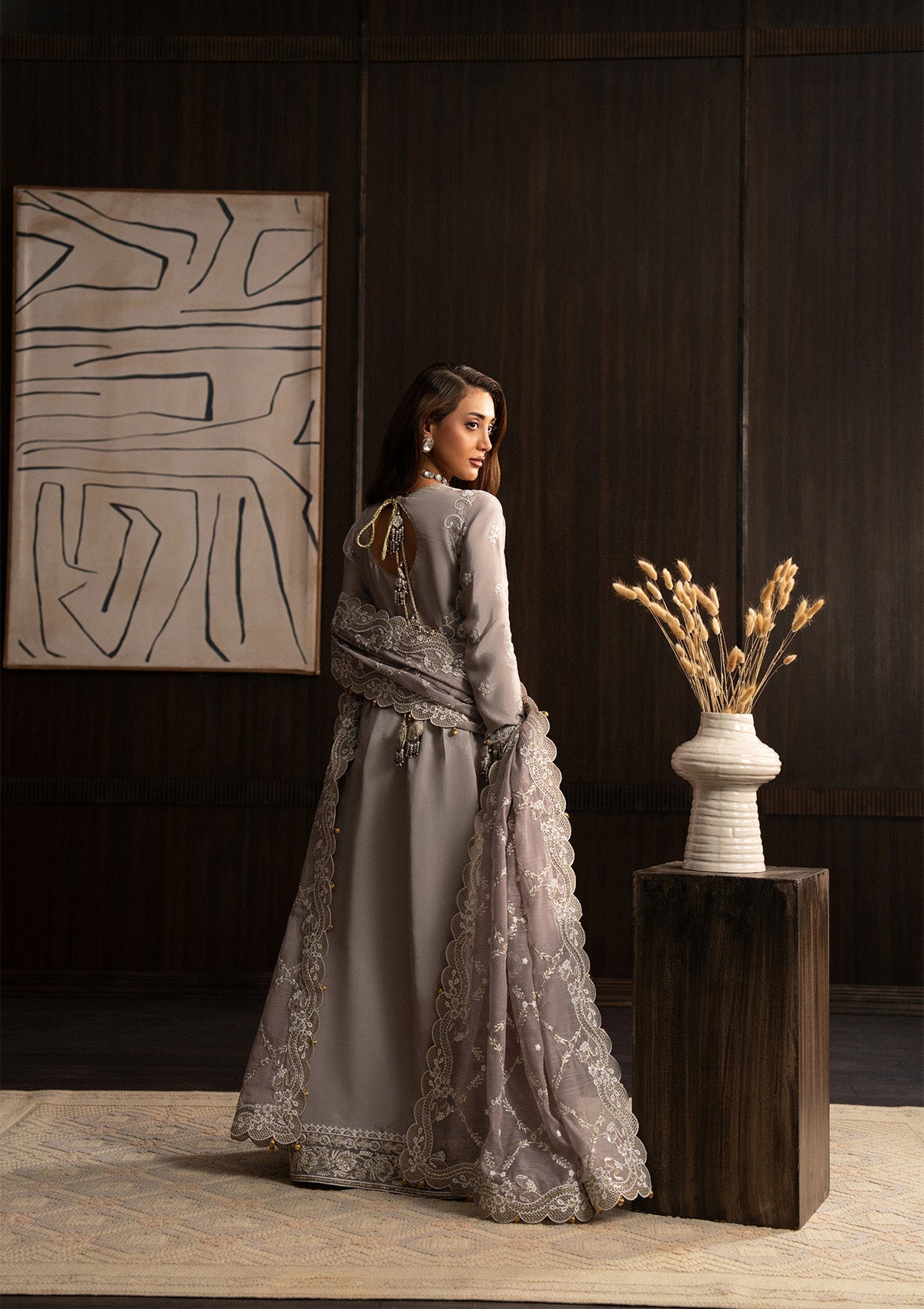 Aik Atelier | Lady Aik 25 | LOOK 07 - Formal Dress - available at Maria Faisal in UK and USA.