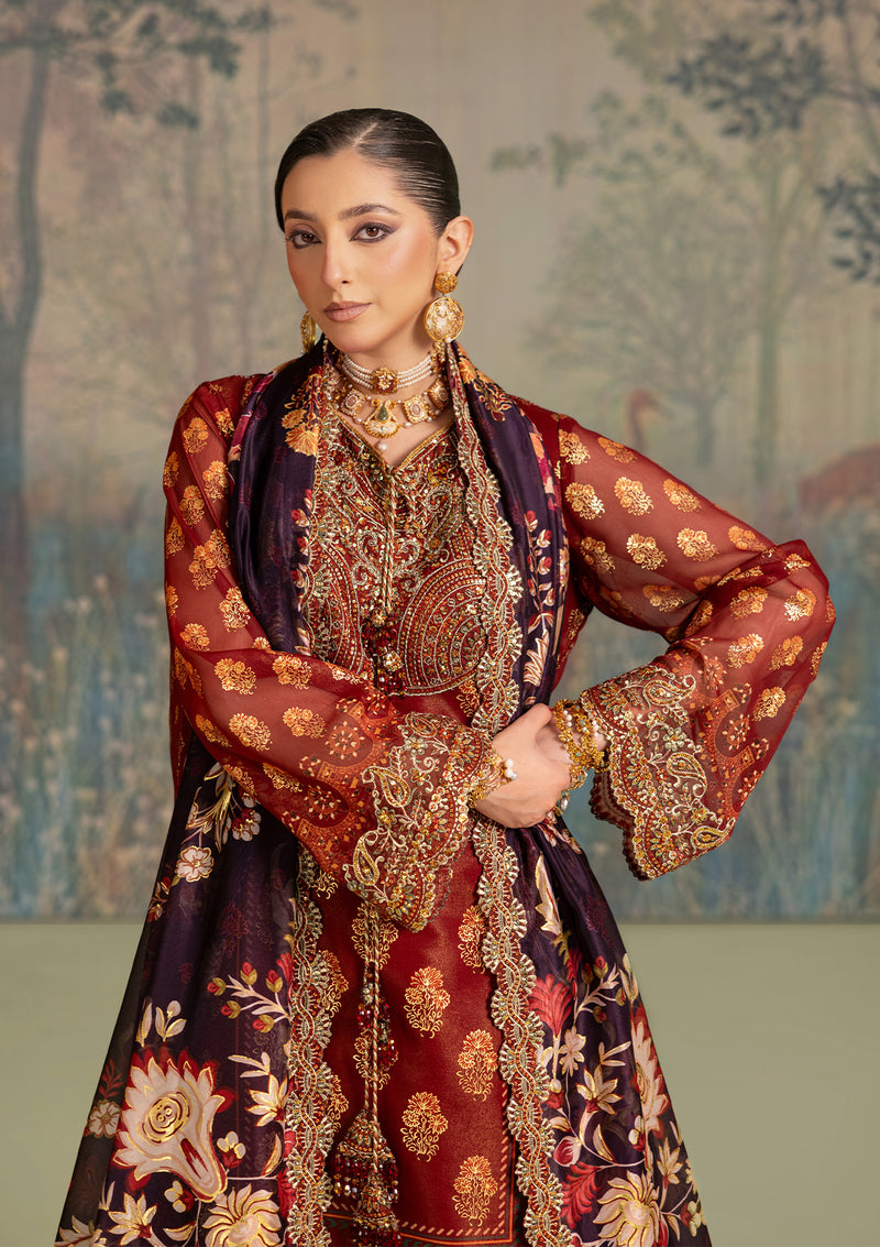 Aik Atelier | Lady Aik 26 | LOOK 05 - Formal Dress - available at Maria Faisal in UK and USA.