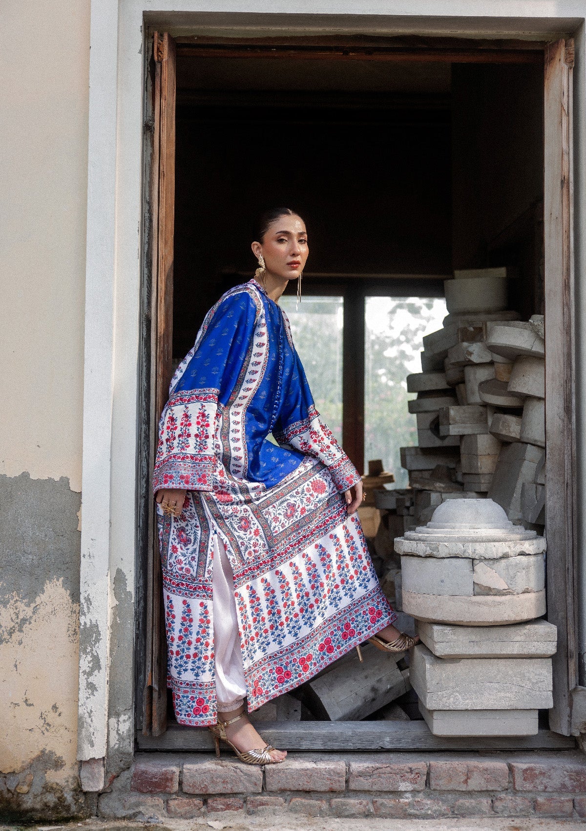 Aik Atelier | lady Aik 26 | Lady Aik - Look B2606 - Luxury Dress - available at Maria Faisal in UK and USA.