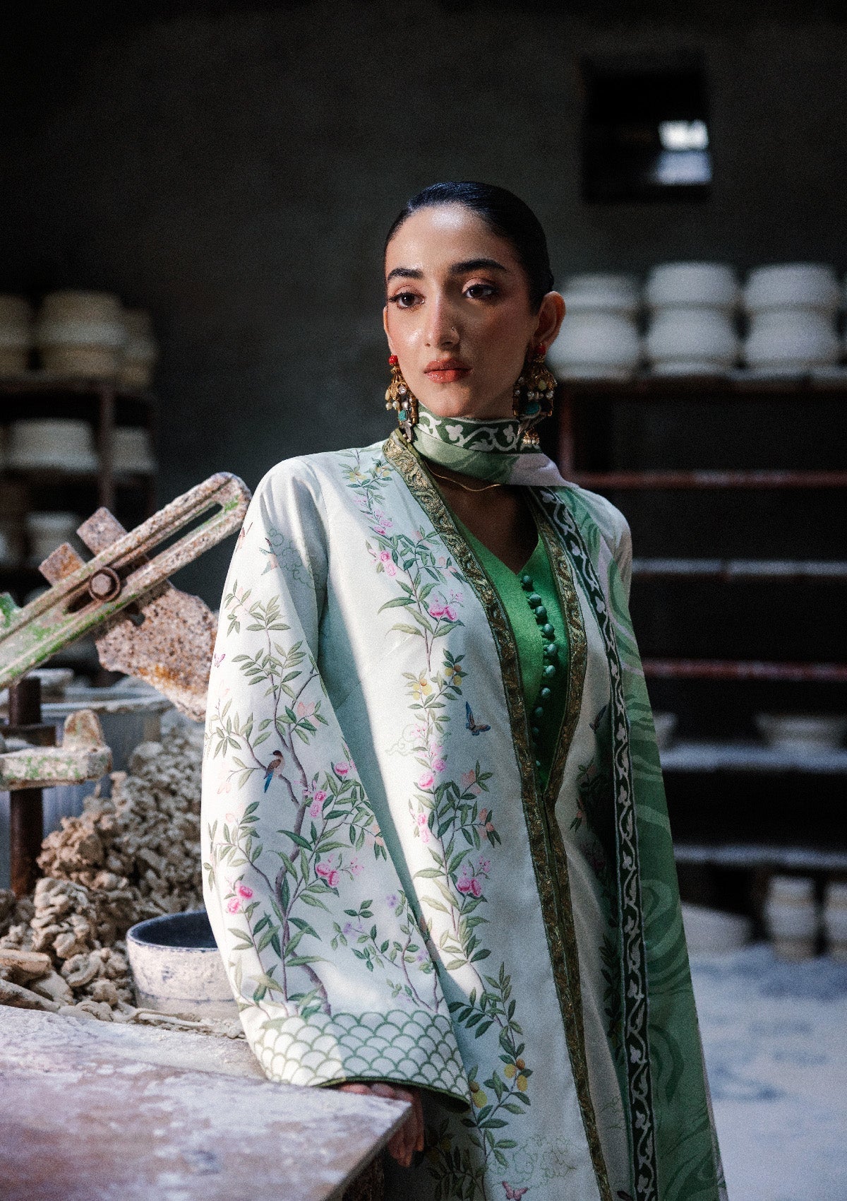 Aik Atelier | lady Aik 26 | Lady Aik - Look B2607 - Luxury Dress - available at Maria Faisal in UK and USA.