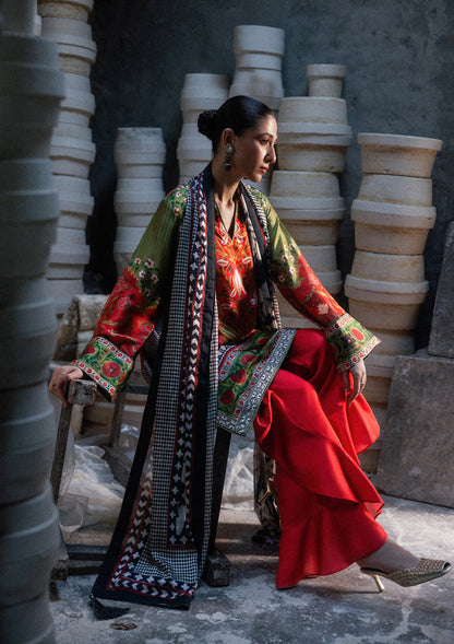 Aik Atelier | lady Aik 26 | Lady Aik - Look B2608 - Luxury Dress - available at Maria Faisal in UK and USA.