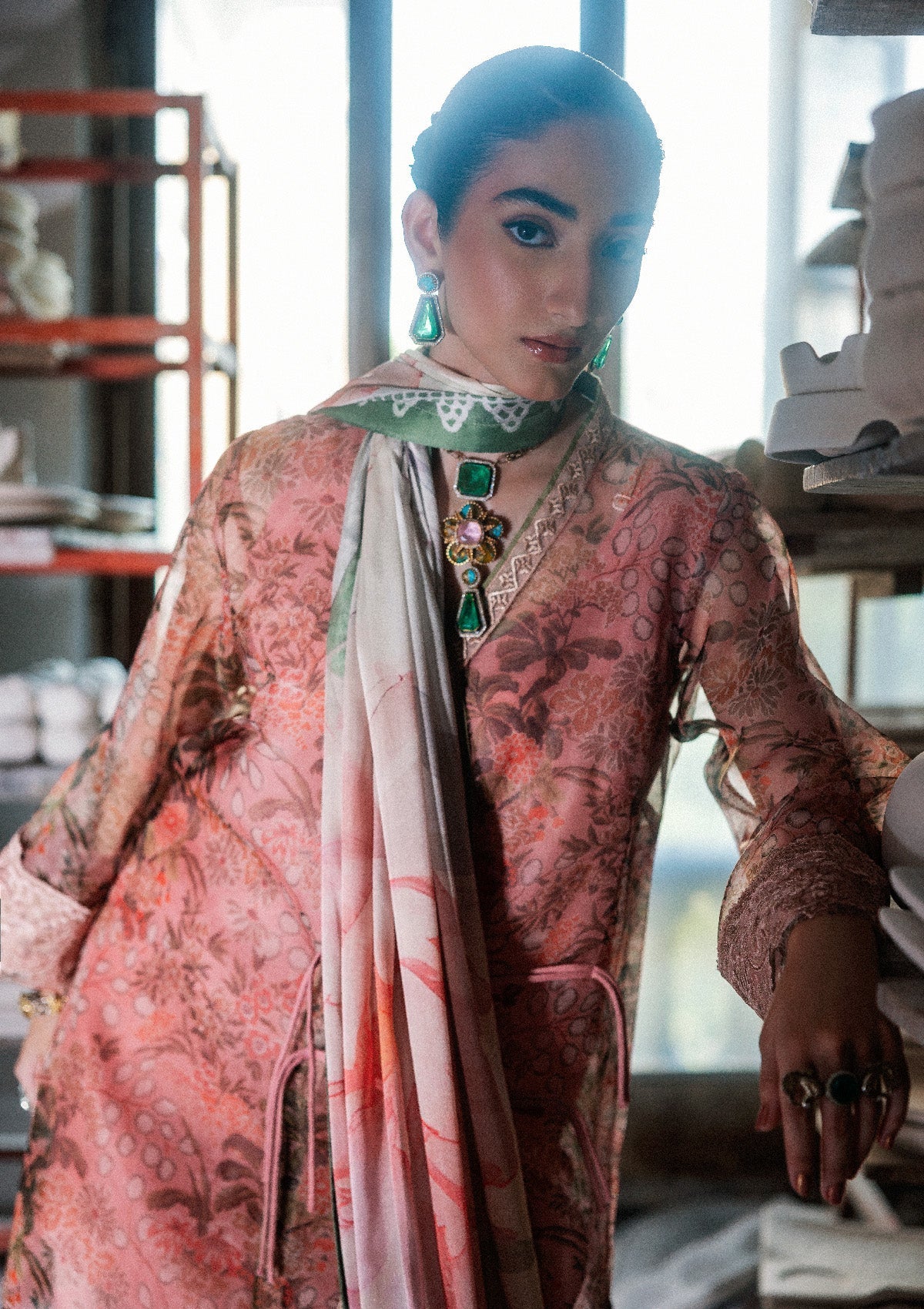 Aik Atelier | lady Aik 26 | Lady Aik - Look B2609 - Luxury Dress - available at Maria Faisal in UK and USA.