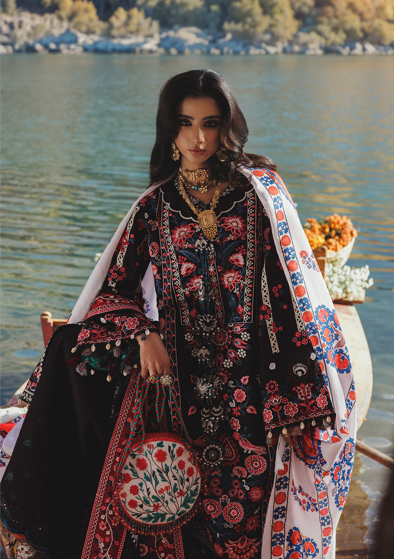 Aik Atelier | Lawn 26 | LOOK 01 - Dress - available at Maria Faisal in UK and USA.