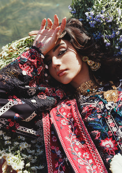 Aik Atelier | Lawn 26 | LOOK 01 - Dress - available at Maria Faisal in UK and USA.