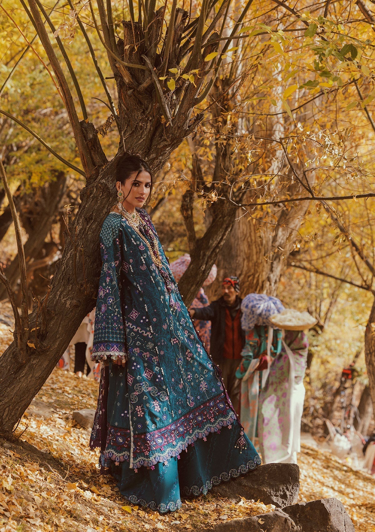 Aik Atelier | Lawn 26 | LOOK 02 - Dress - available at Maria Faisal in UK and USA.