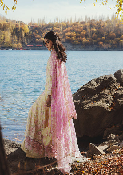 Aik Atelier | Lawn 26 | LOOK 03 - Dress - available at Maria Faisal in UK and USA.