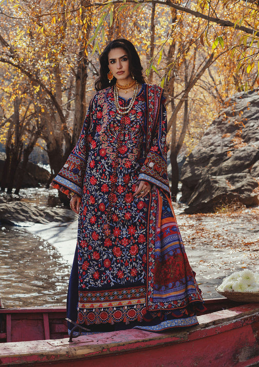 Aik Atelier | Lawn 26 | LOOK 05 - Dress - available at Maria Faisal in UK and USA.
