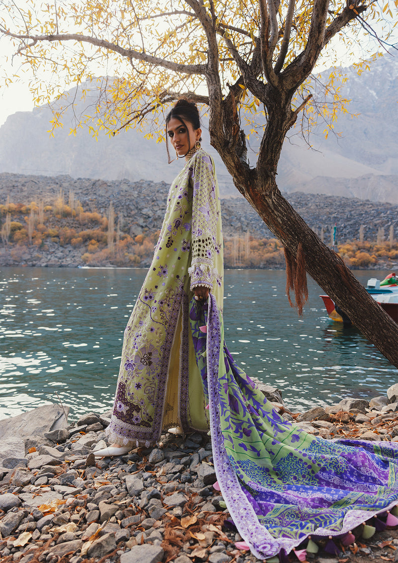 Aik Atelier | Lawn 26 | LOOK 10 - Dress - available at Maria Faisal in UK and USA.