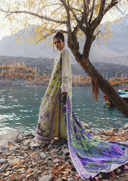 Aik Atelier | Lawn 26 | LOOK 10 - Dress - available at Maria Faisal in UK and USA.