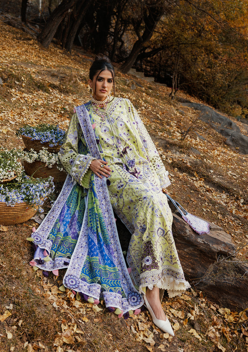 Aik Atelier | Lawn 26 | LOOK 10 - Dress - available at Maria Faisal in UK and USA.