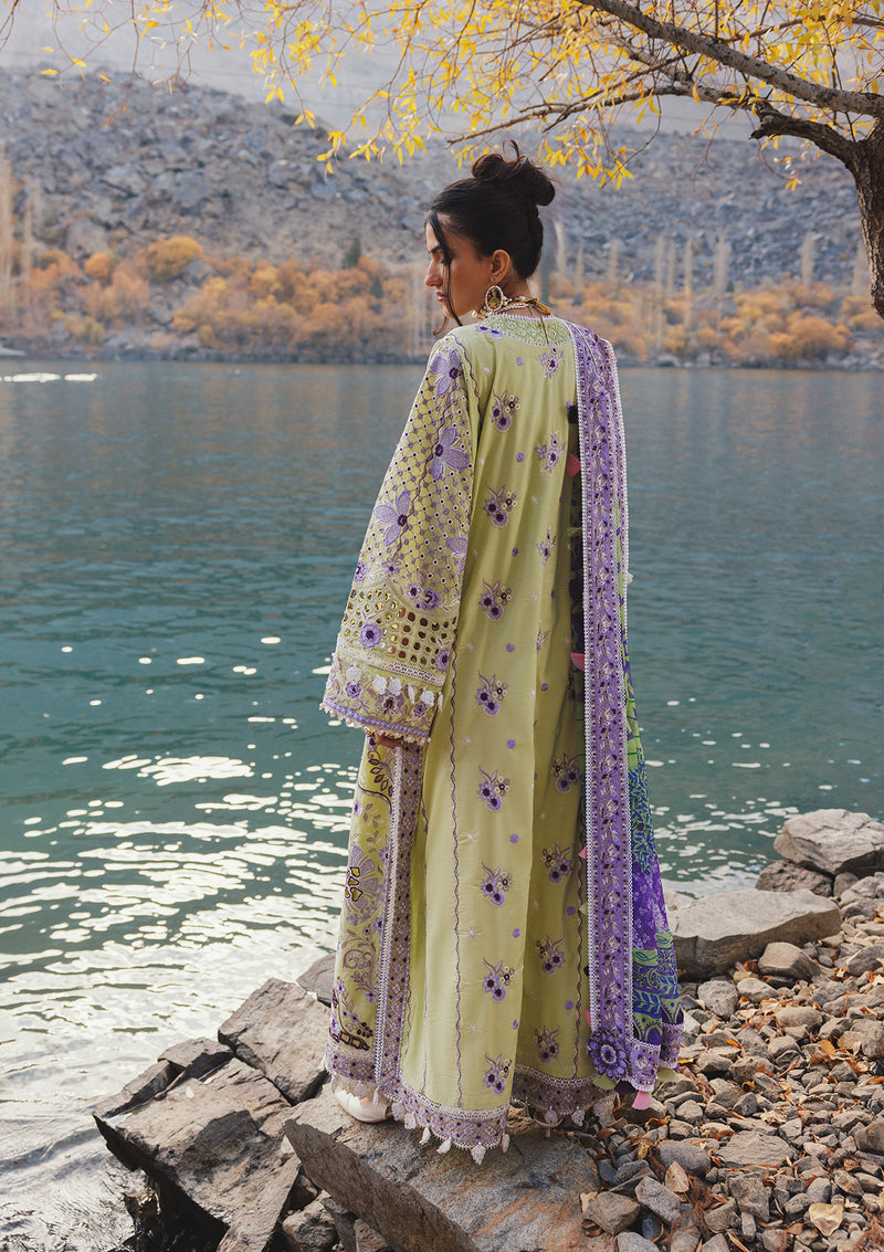 Aik Atelier | Lawn 26 | LOOK 10 - Dress - available at Maria Faisal in UK and USA.
