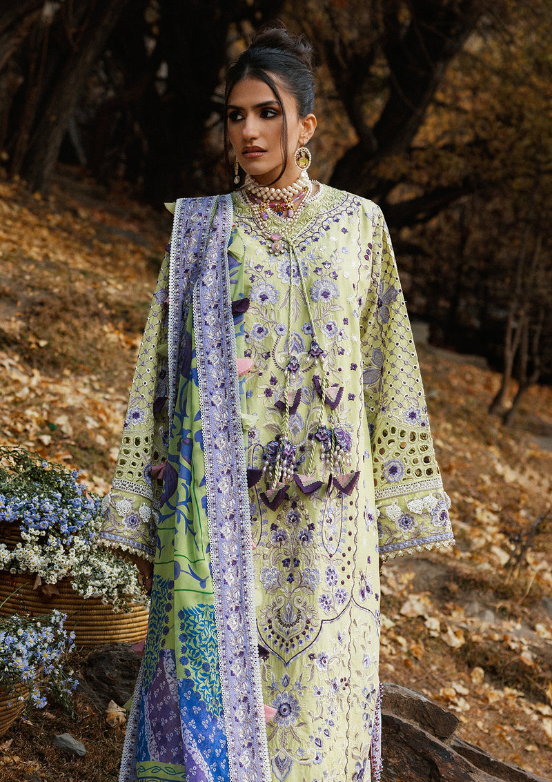 Aik Atelier | Lawn 26 | LOOK 10 - Dress - available at Maria Faisal in UK and USA.