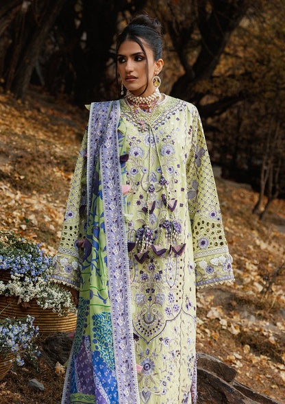 Aik Atelier | Lawn 26 | LOOK 10 - Dress - available at Maria Faisal in UK and USA.